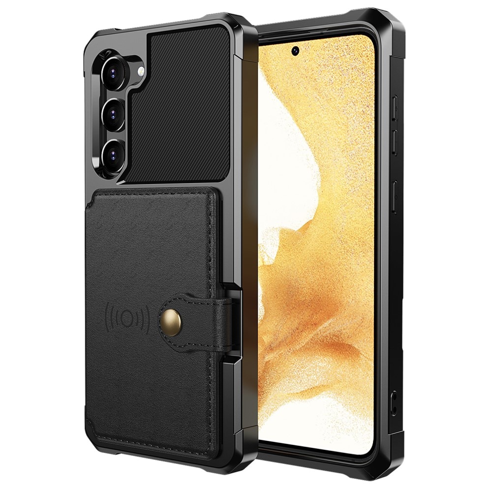 Coque porte-cartes Tough Multi-slot Samsung Galaxy S23 Plus, Noir