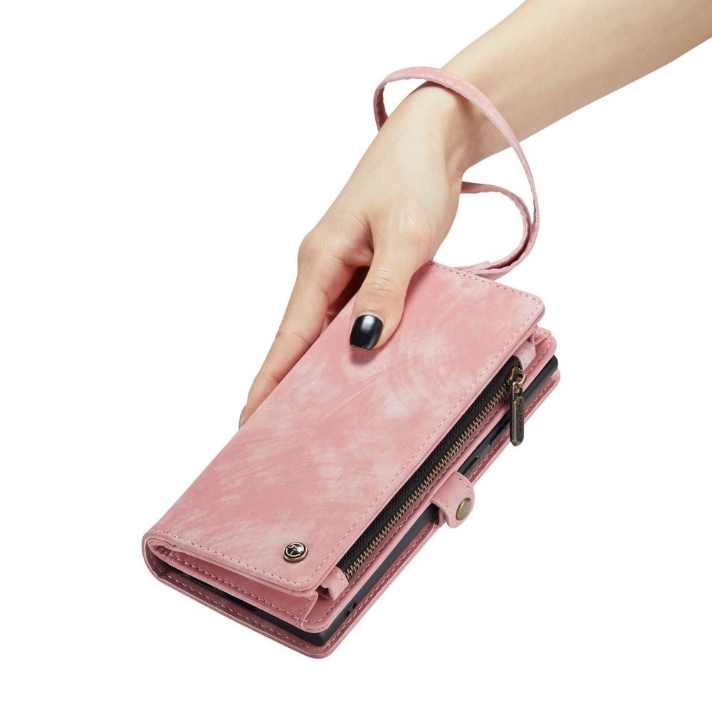 Étui portefeuille multi-cartes iPhone SE 2022, Rose