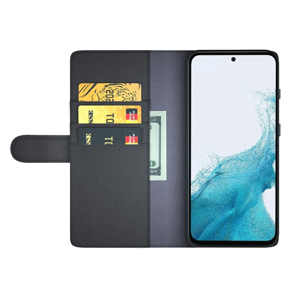 Kit pour Samsung Galaxy A54 : Coque portefeuille, protecteur d’écran et caméra protecteur