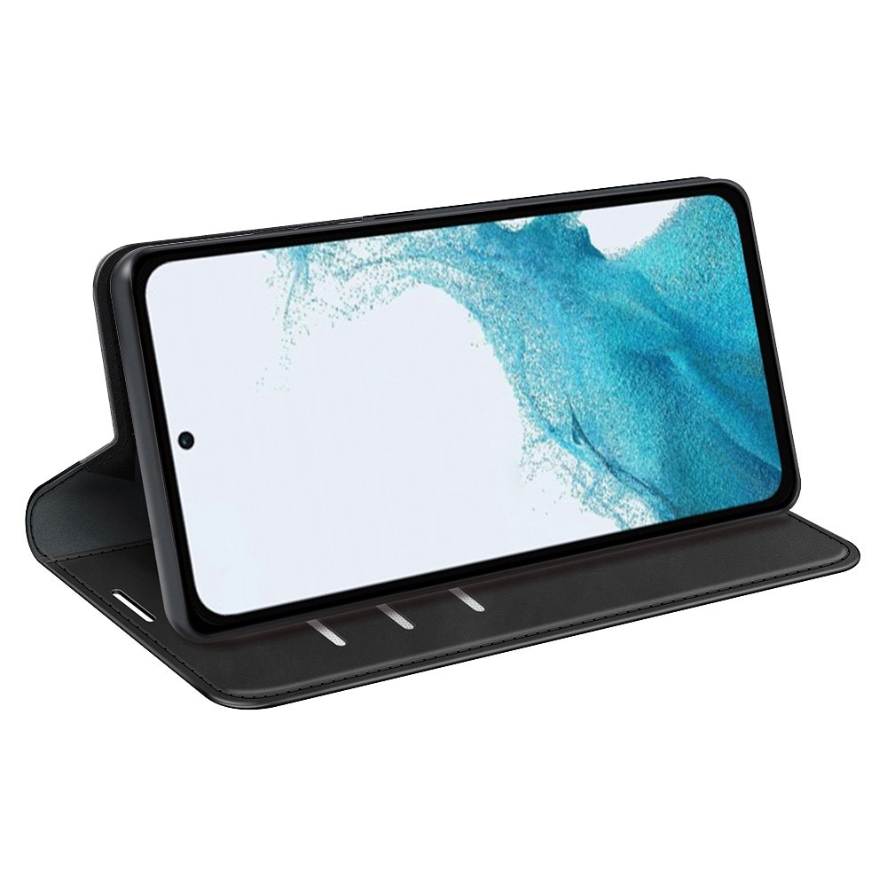 Coque portefeuille mince Samsung Galaxy A54, Noir
