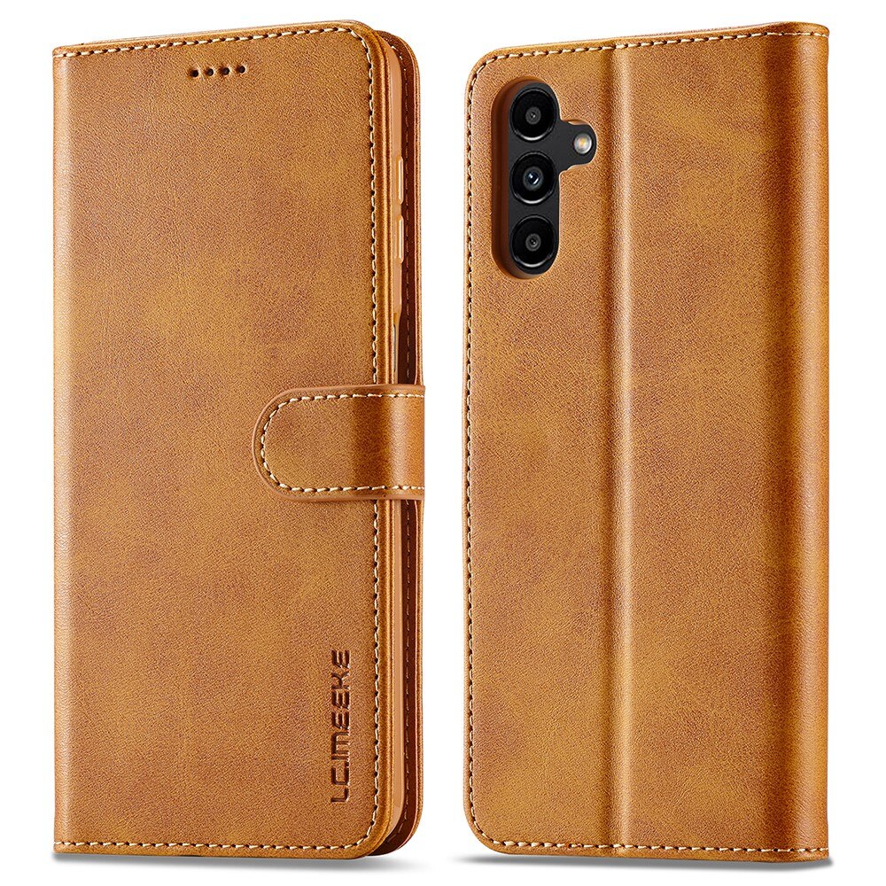 Étui Portefeuille Samsung Galaxy A54, cognac