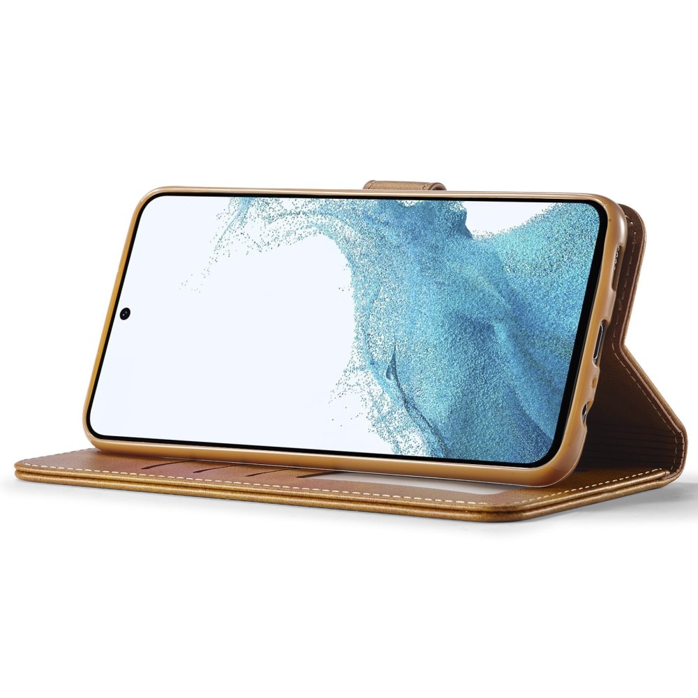 Étui Portefeuille Samsung Galaxy A54, cognac