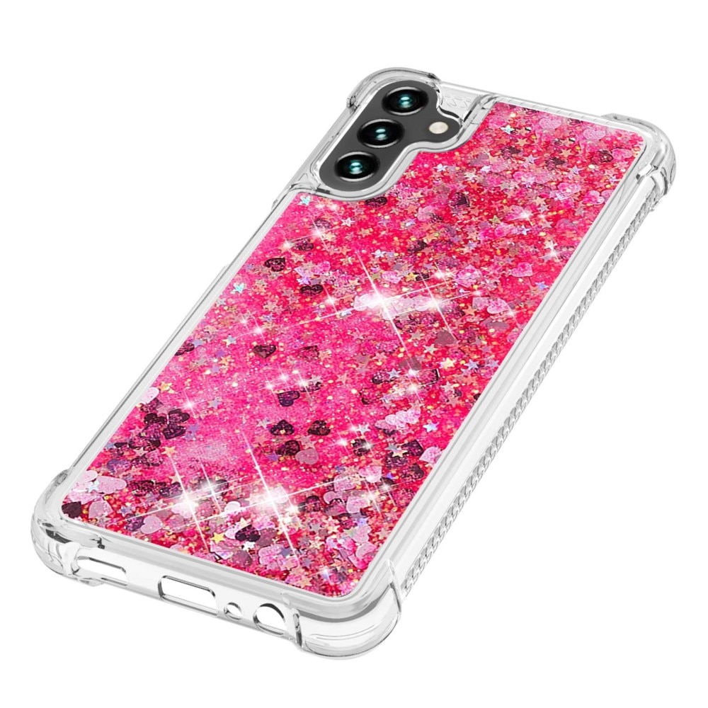 Coque Glitter Powder TPU Samsung Galaxy A54, rose