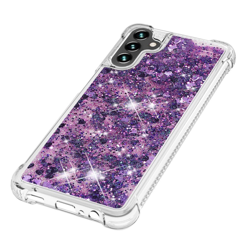 Coque Glitter Powder TPU Samsung Galaxy A54, violet