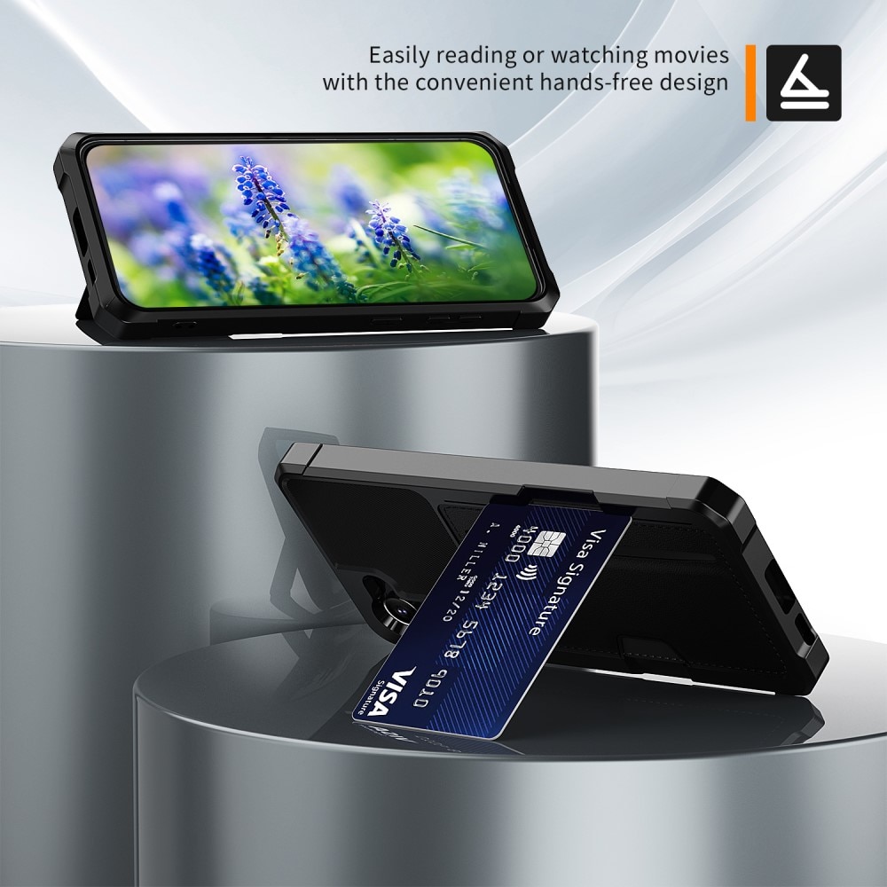 Coque Tough Card Case Samsung Galaxy S23, noir