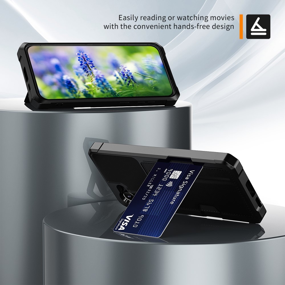 Coque Tough Card Case Samsung Galaxy S23 Plus, noir