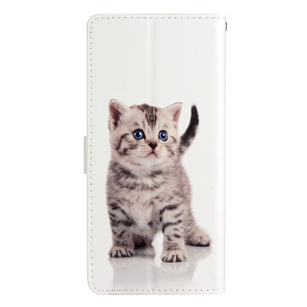 Coque portefeuille Samsung Galaxy S22, chaton