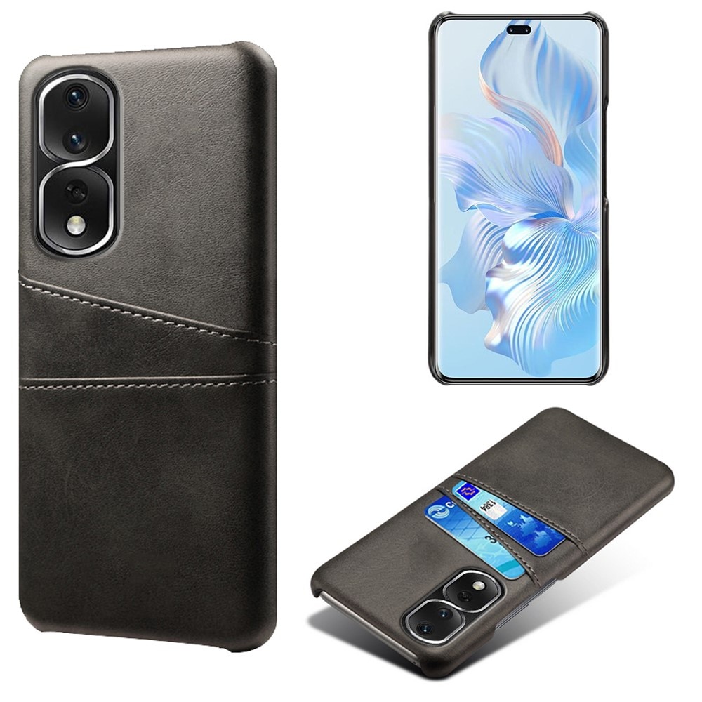 Coque Card Slots Honor 80 Pro, noir