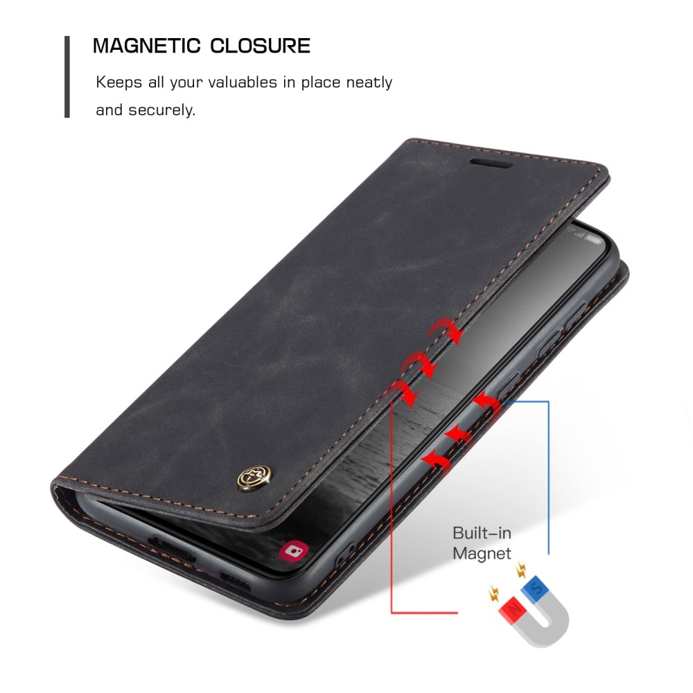 Étui portefeuille mince Samsung Galaxy S23, Noir
