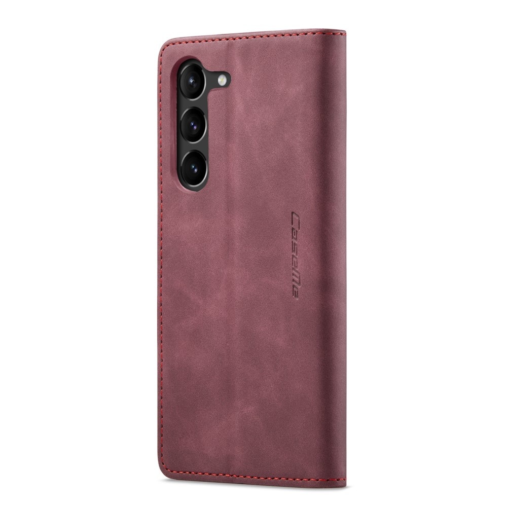 Étui portefeuille mince Samsung Galaxy S23, Rouge