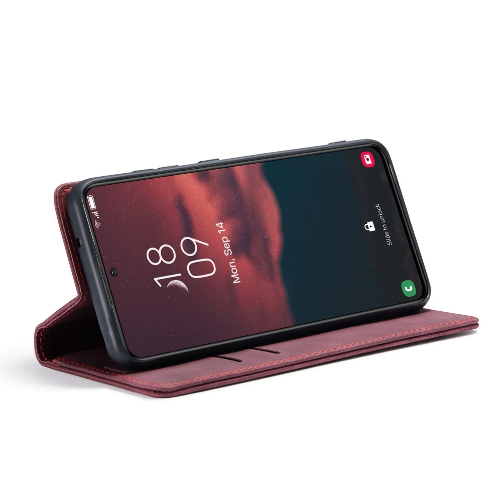 Étui portefeuille mince Samsung Galaxy S23, Rouge