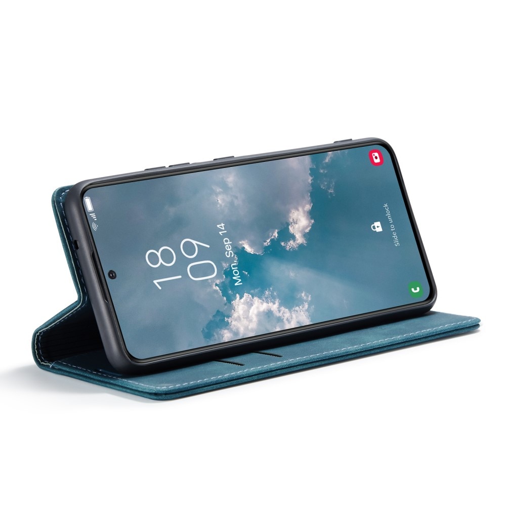 Étui portefeuille mince Samsung Galaxy S23, Bleu