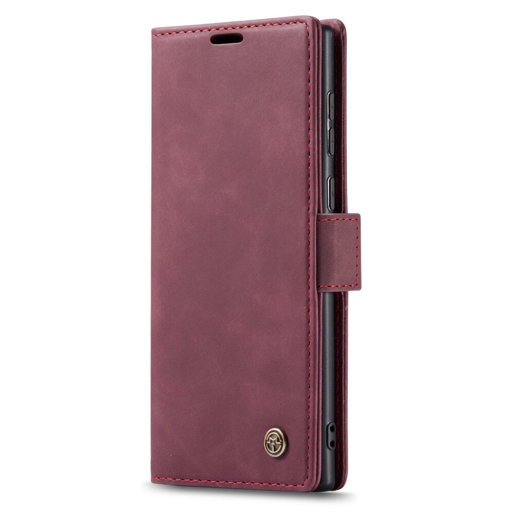 Étui portefeuille mince Samsung Galaxy S23 Ultra, Rouge