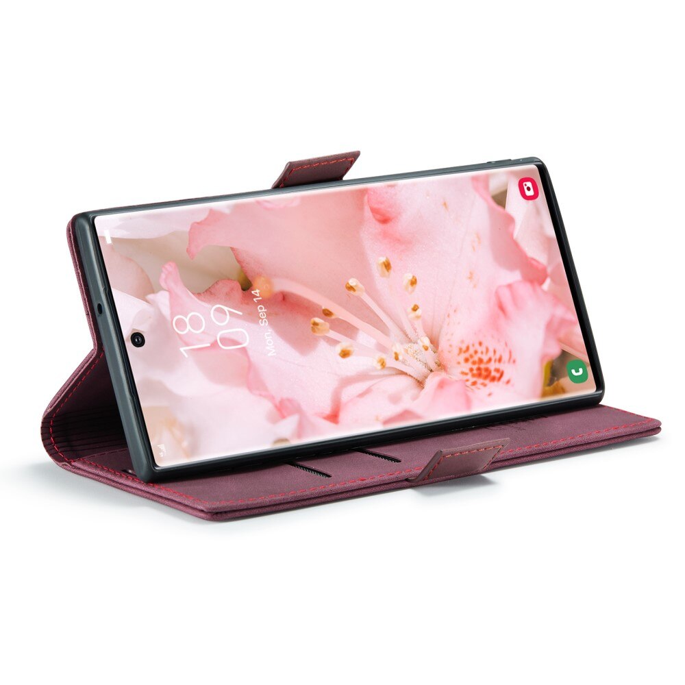 Étui portefeuille mince Samsung Galaxy S23 Ultra, Rouge