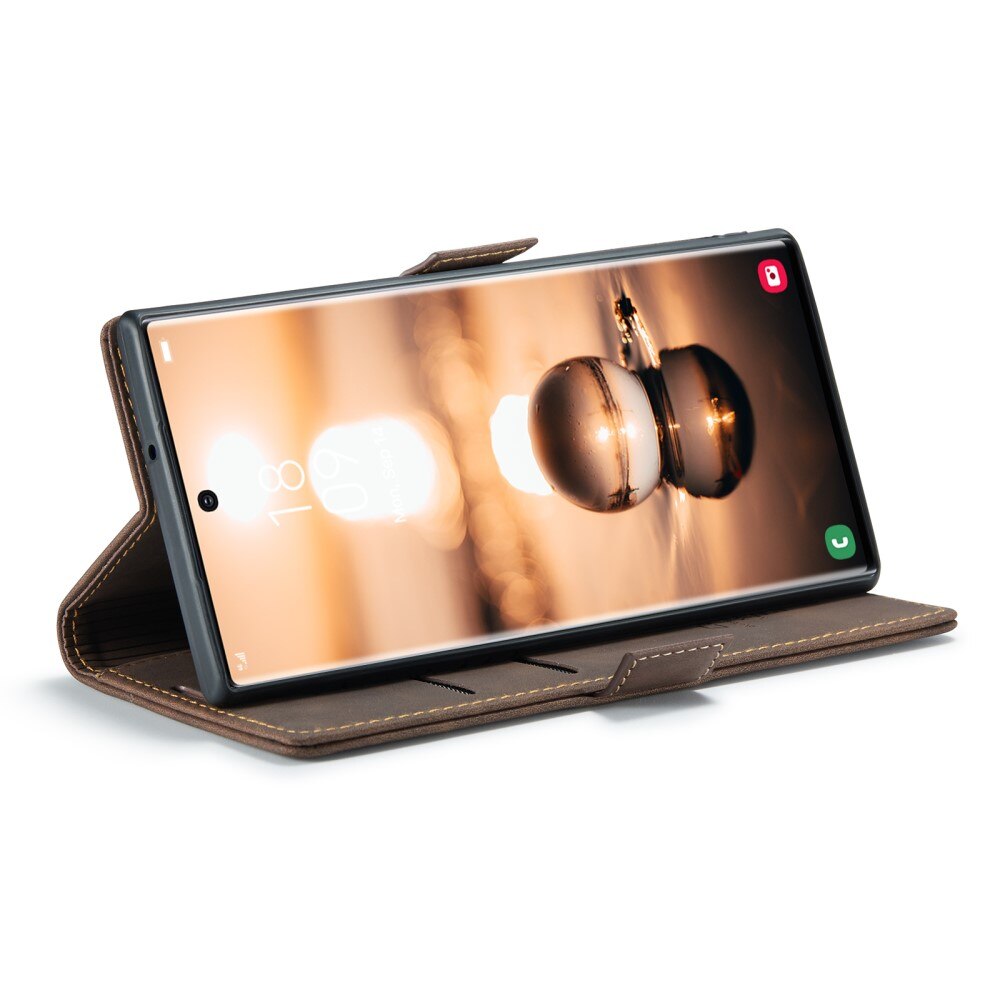 Étui portefeuille mince Samsung Galaxy S23 Ultra, Marron
