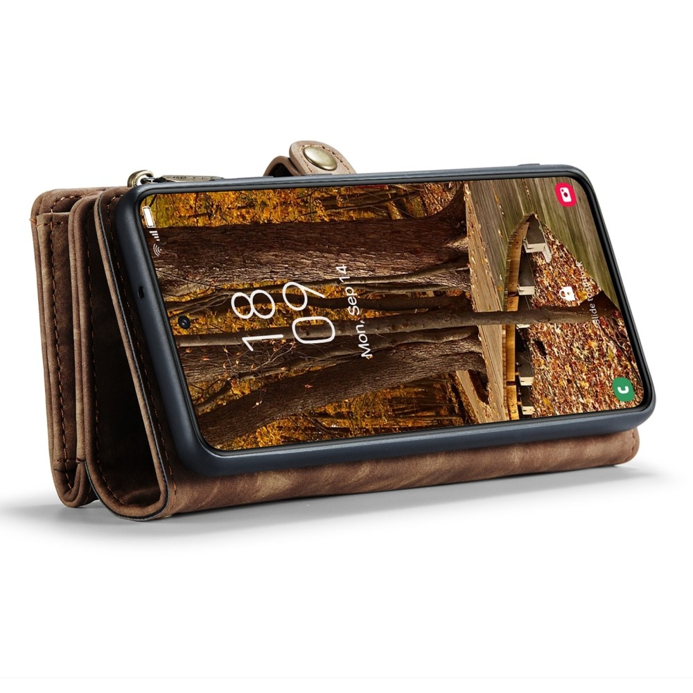 Étui portefeuille multi-cartes Samsung Galaxy S23, Marron