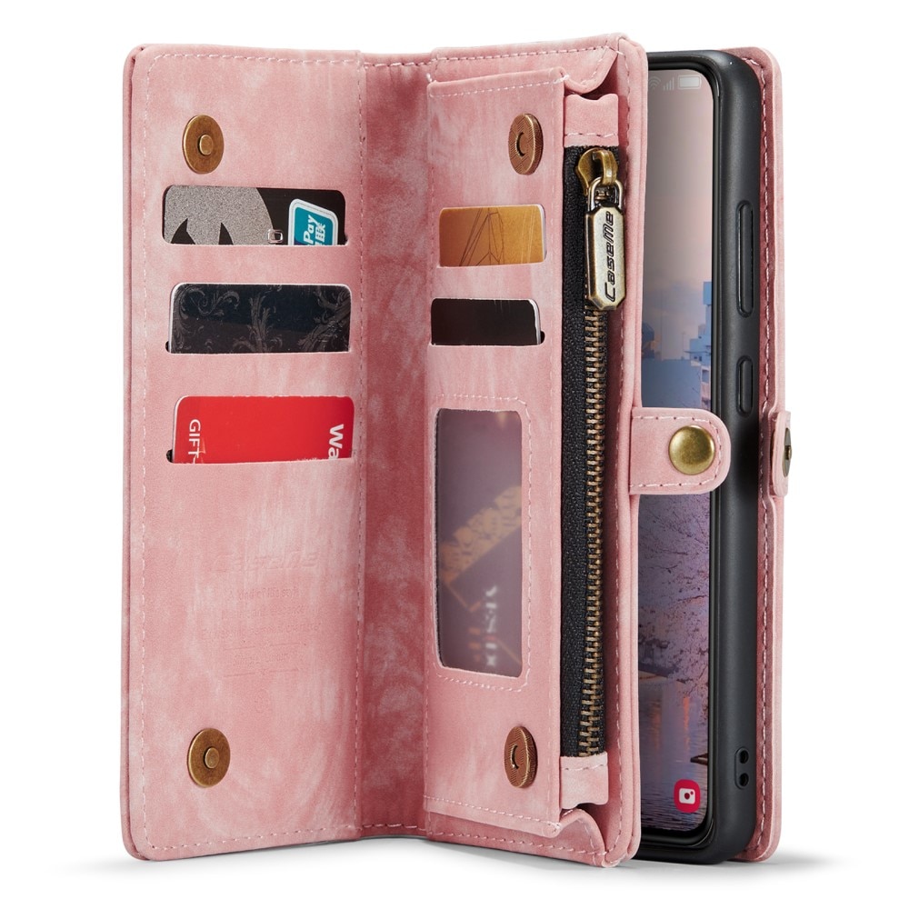 Étui portefeuille multi-cartes Samsung Galaxy S23, rose