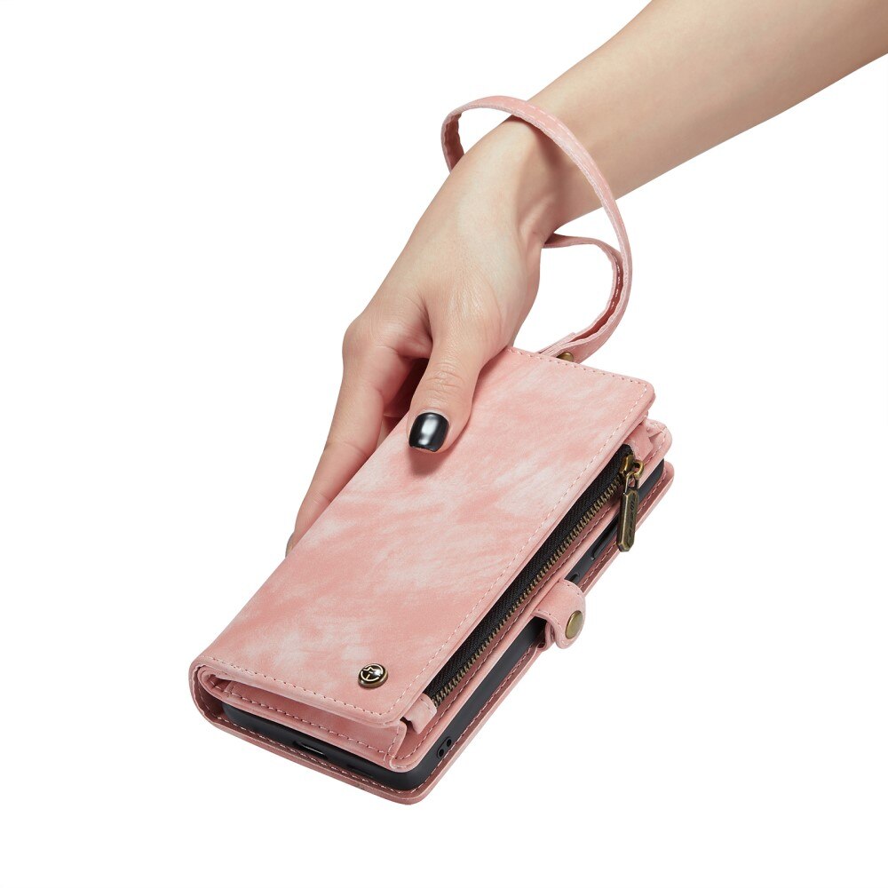 Étui portefeuille multi-cartes Samsung Galaxy S23, Rose