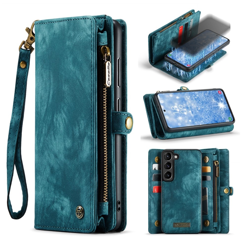 Étui portefeuille multi-cartes Samsung Galaxy S23, Bleu