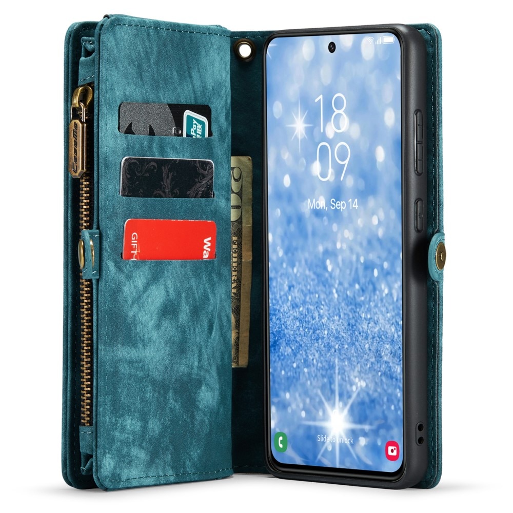 Étui portefeuille multi-cartes Samsung Galaxy S23, bleu