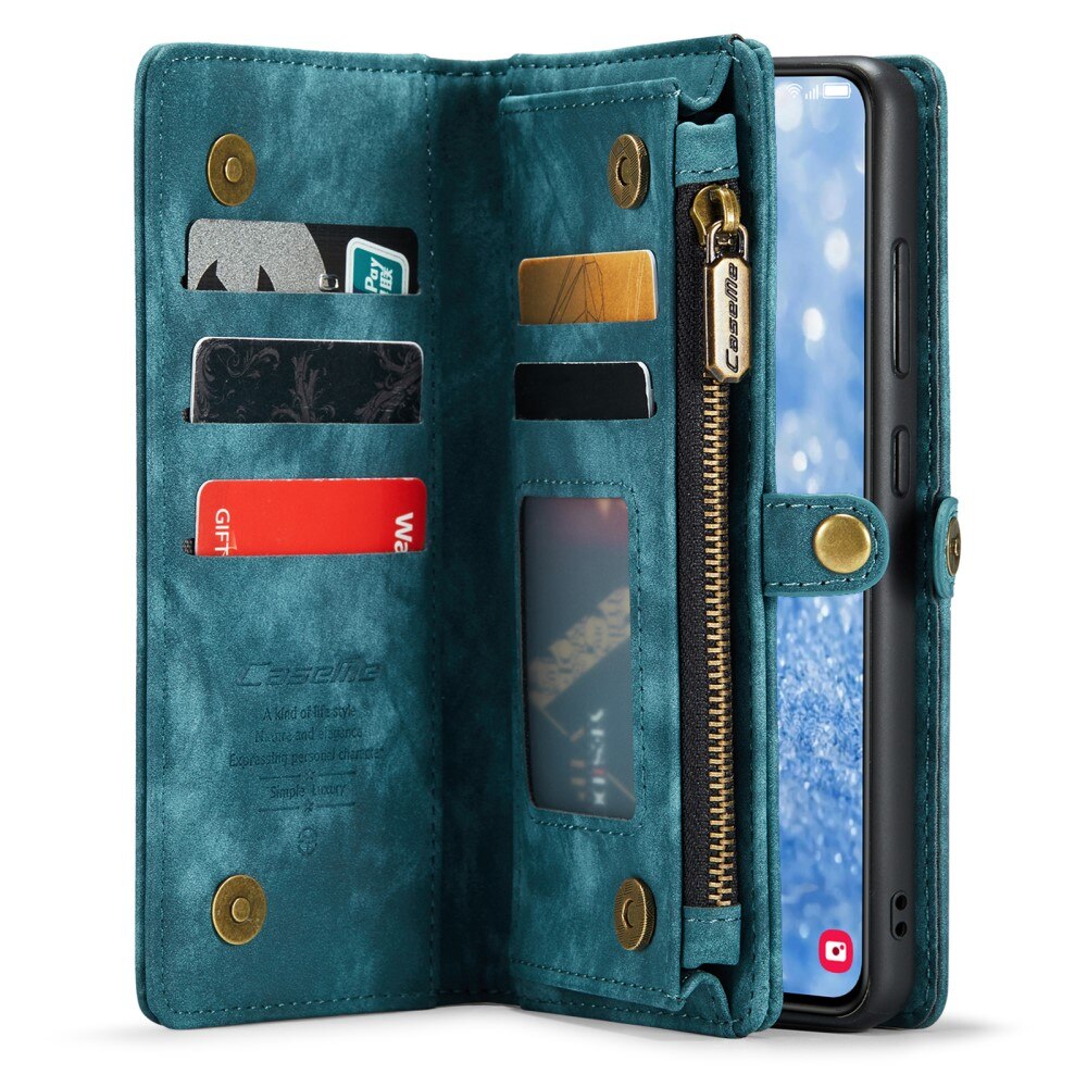 Étui portefeuille multi-cartes Samsung Galaxy S23, Bleu