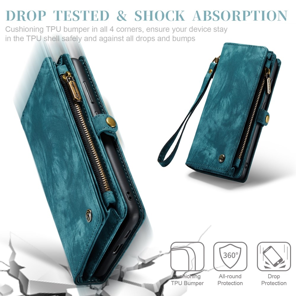 Étui portefeuille multi-cartes Samsung Galaxy S23, Bleu