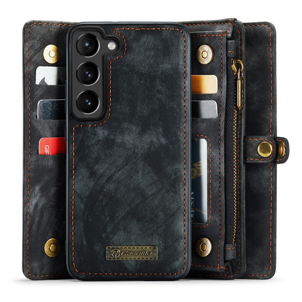 Étui portefeuille multi-cartes Samsung Galaxy S23 Plus, Gris