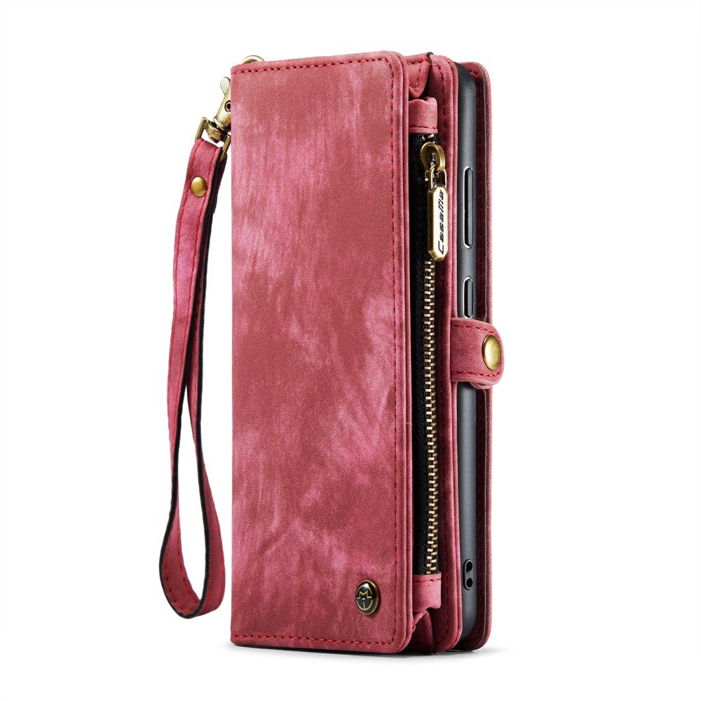 Étui portefeuille multi-cartes Samsung Galaxy S23 Plus, Rouge