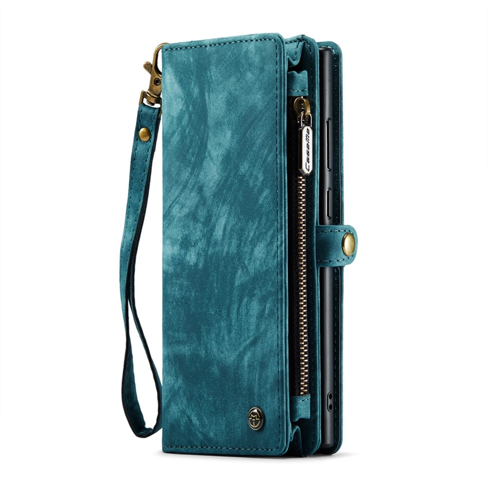 Étui portefeuille multi-cartes Samsung Galaxy S23 Ultra, Bleu