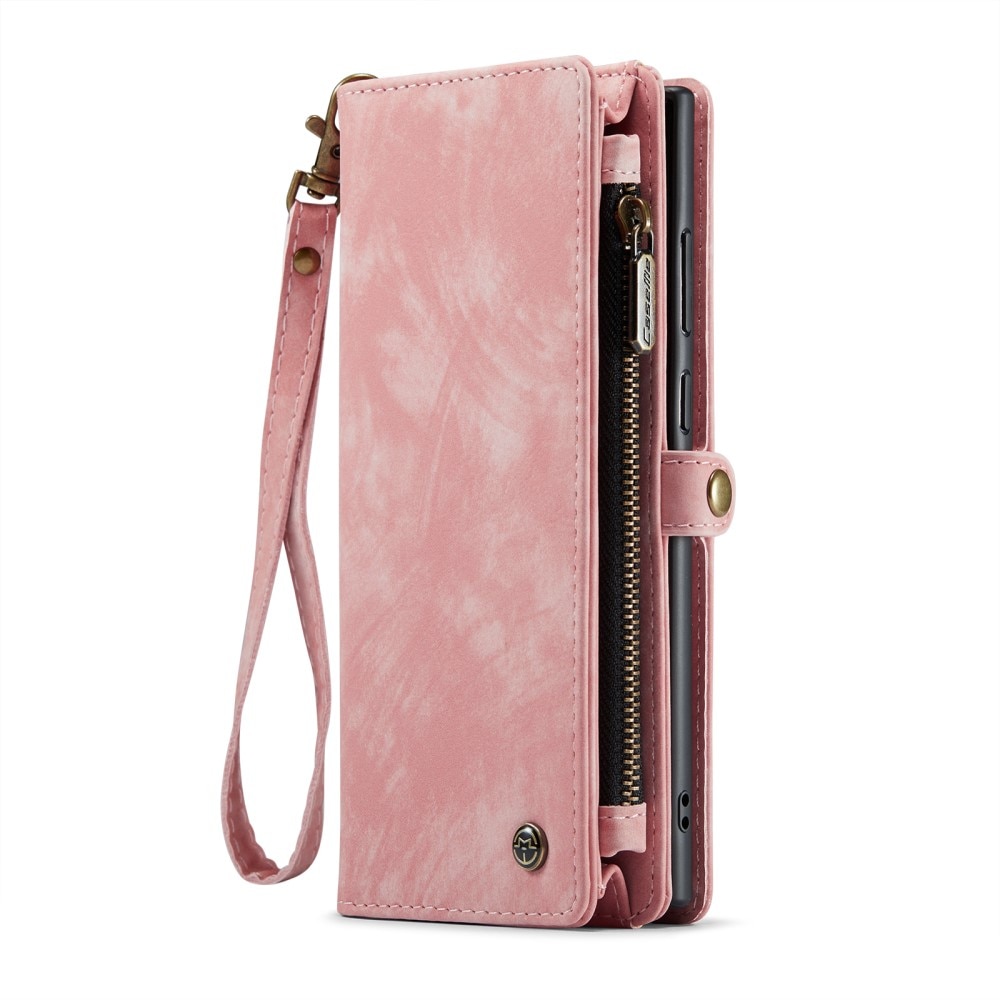 Étui portefeuille multi-cartes Samsung Galaxy S23 Ultra, Rose