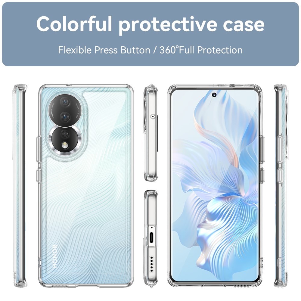 Coque hybride Crystal Hybrid pour Honor 80, transparent