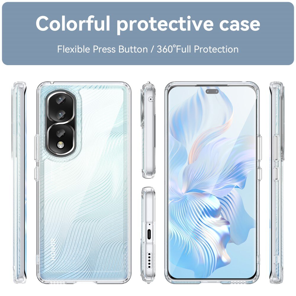 Coque hybride Crystal Hybrid pour Honor 80 Pro, transparent