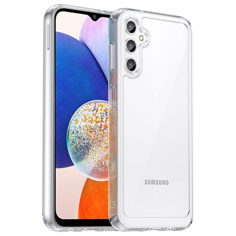 Coque hybride pour Samsung Galaxy A14, transparent
