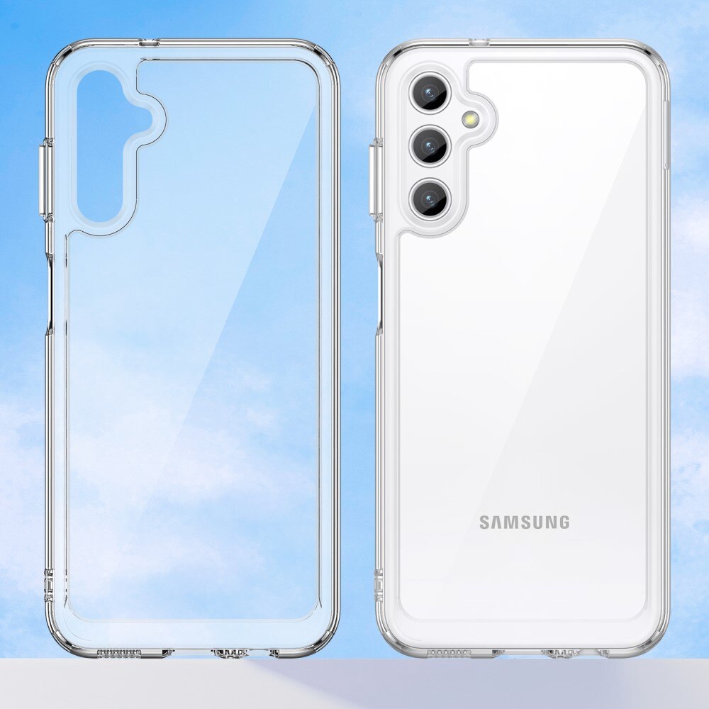 Coque hybride pour Samsung Galaxy A14, transparent