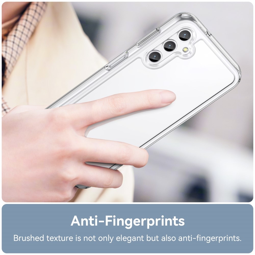 Coque hybride Crystal Hybrid pour Samsung Galaxy A14, transparent