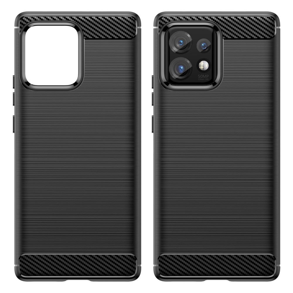 Coque TPU Brushed Motorola Edge 40 Pro, Black