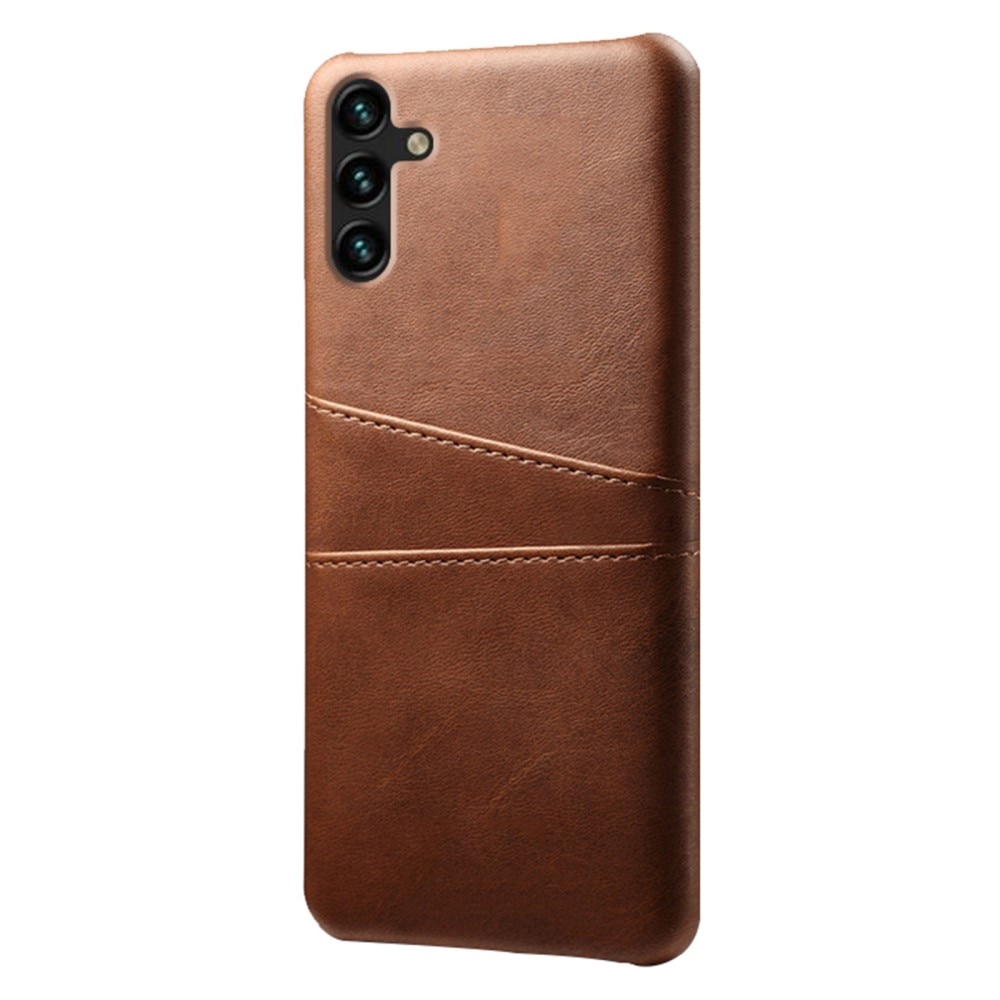 Coque Card Slots Samsung Galaxy A54, marron