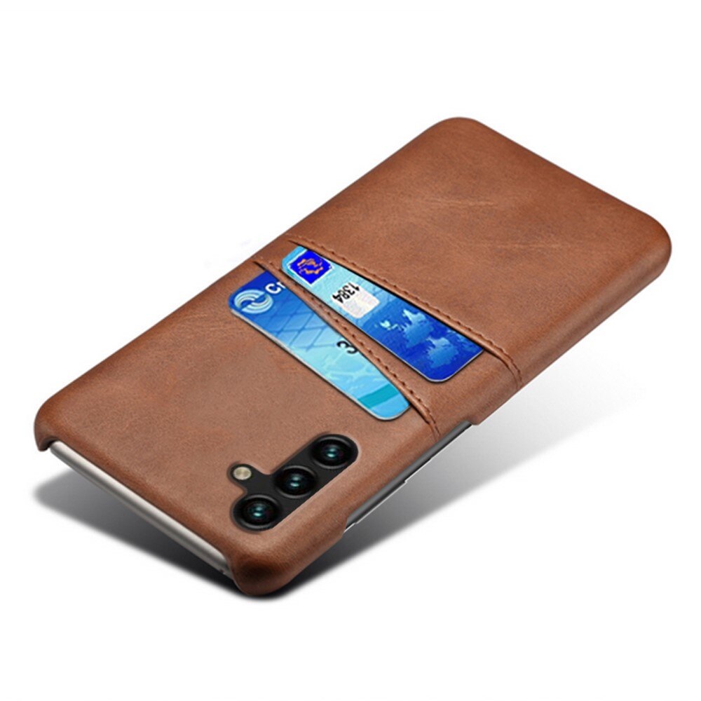 Coque Card Slots Samsung Galaxy A54, Marron