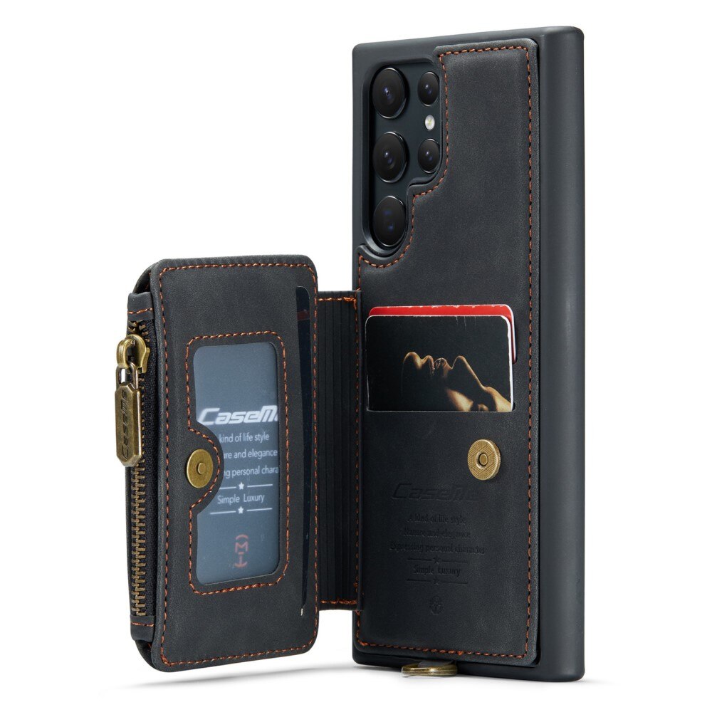 Coque avec plusieurs fentes Samsung Galaxy S23 Ultra, noir