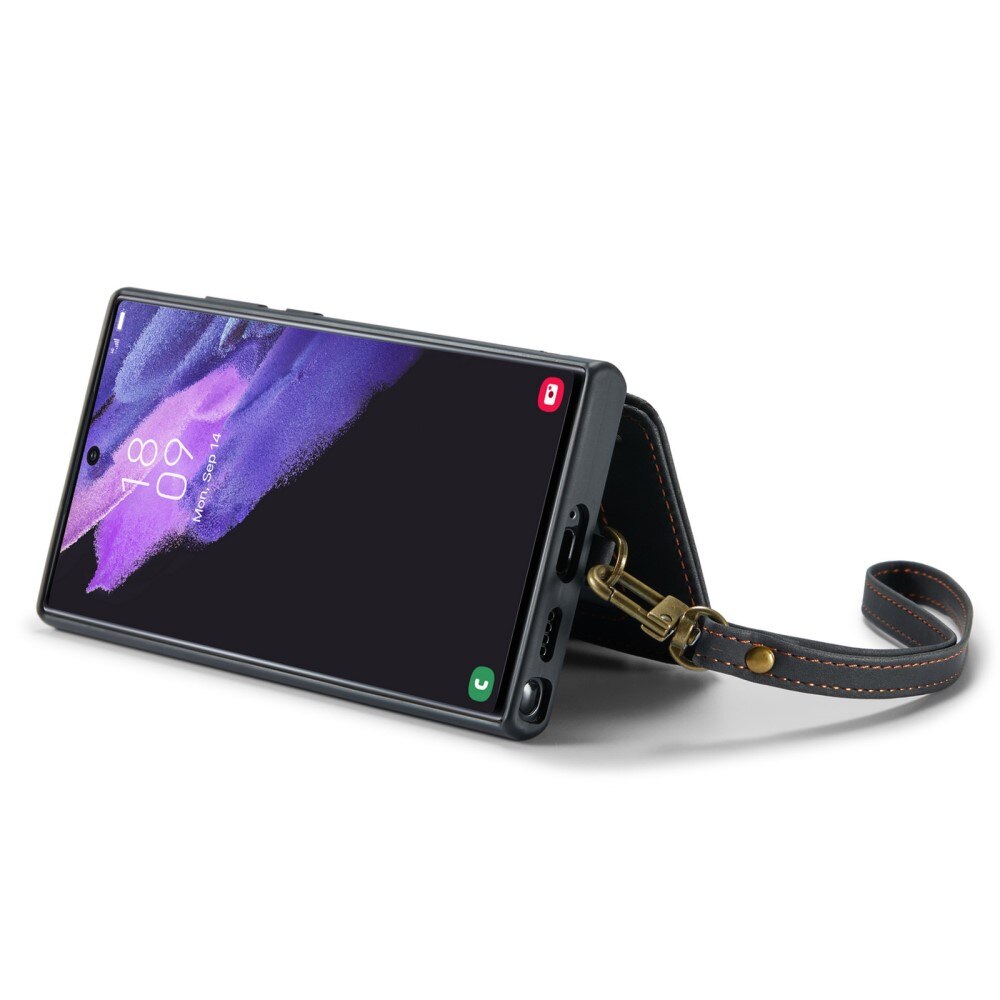 Coque avec plusieurs fentes Samsung Galaxy S23 Ultra, noir