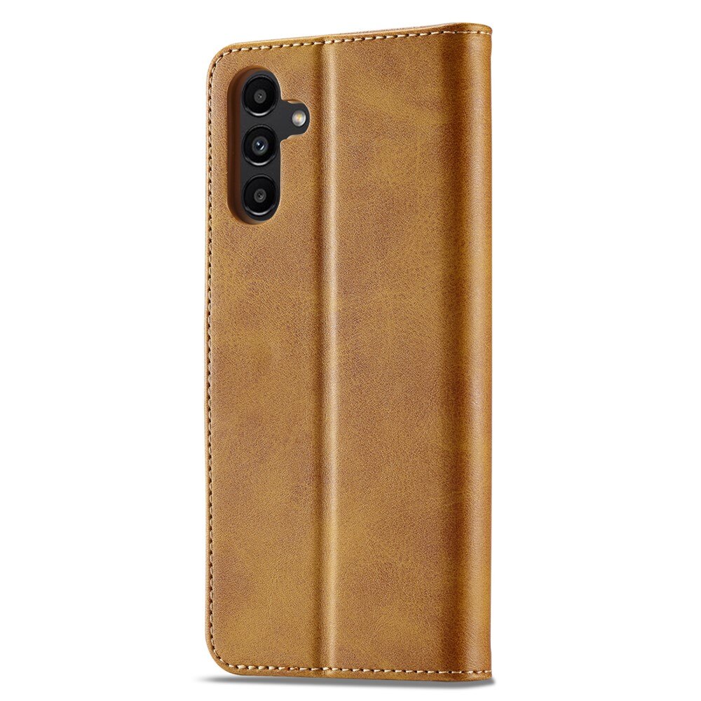 Étui Portefeuille Samsung Galaxy A34, cognac