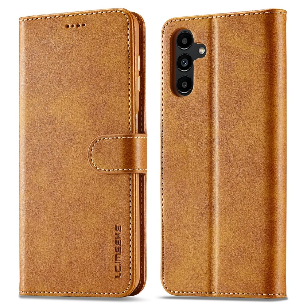 Étui Portefeuille Samsung Galaxy A34, cognac