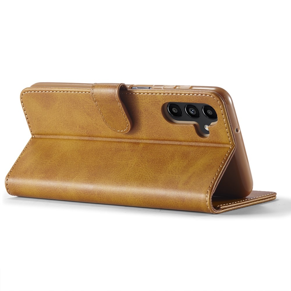 Étui Portefeuille Samsung Galaxy A34, cognac