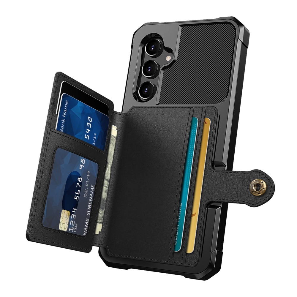 Coque porte-cartes Tough Multi-slot Samsung Galaxy A54, noir