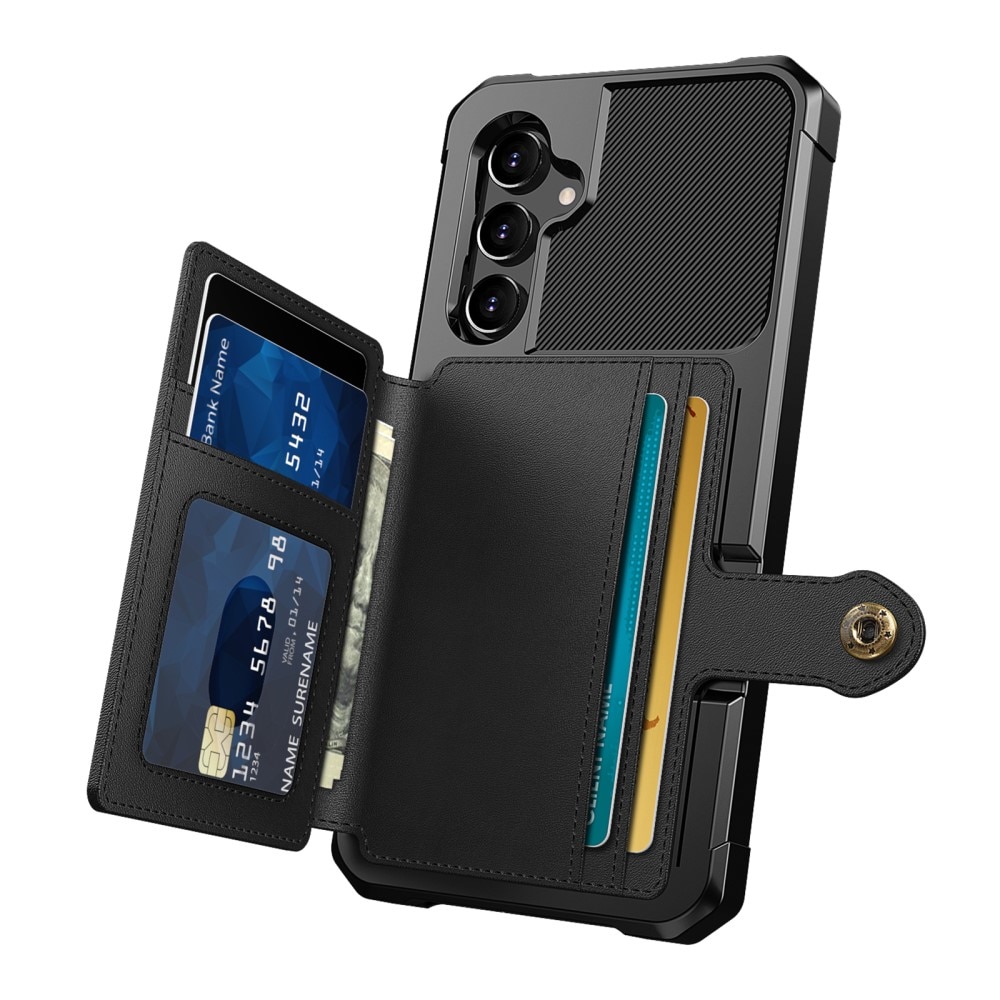 Coque porte-cartes Tough Multi-slot Samsung Galaxy A54, Noir