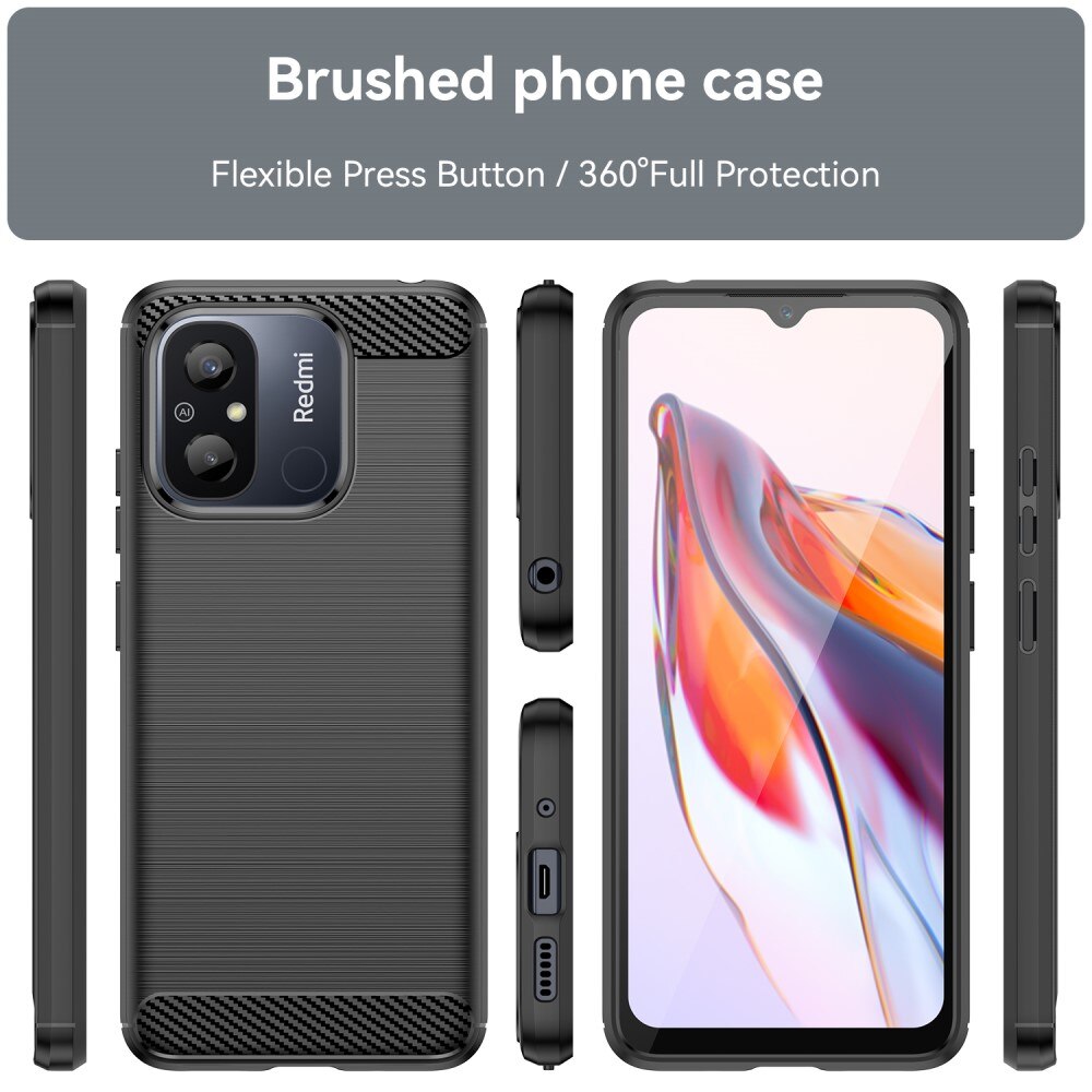 Coque TPU Brushed Xiaomi Redmi 12C, [FÄRG}