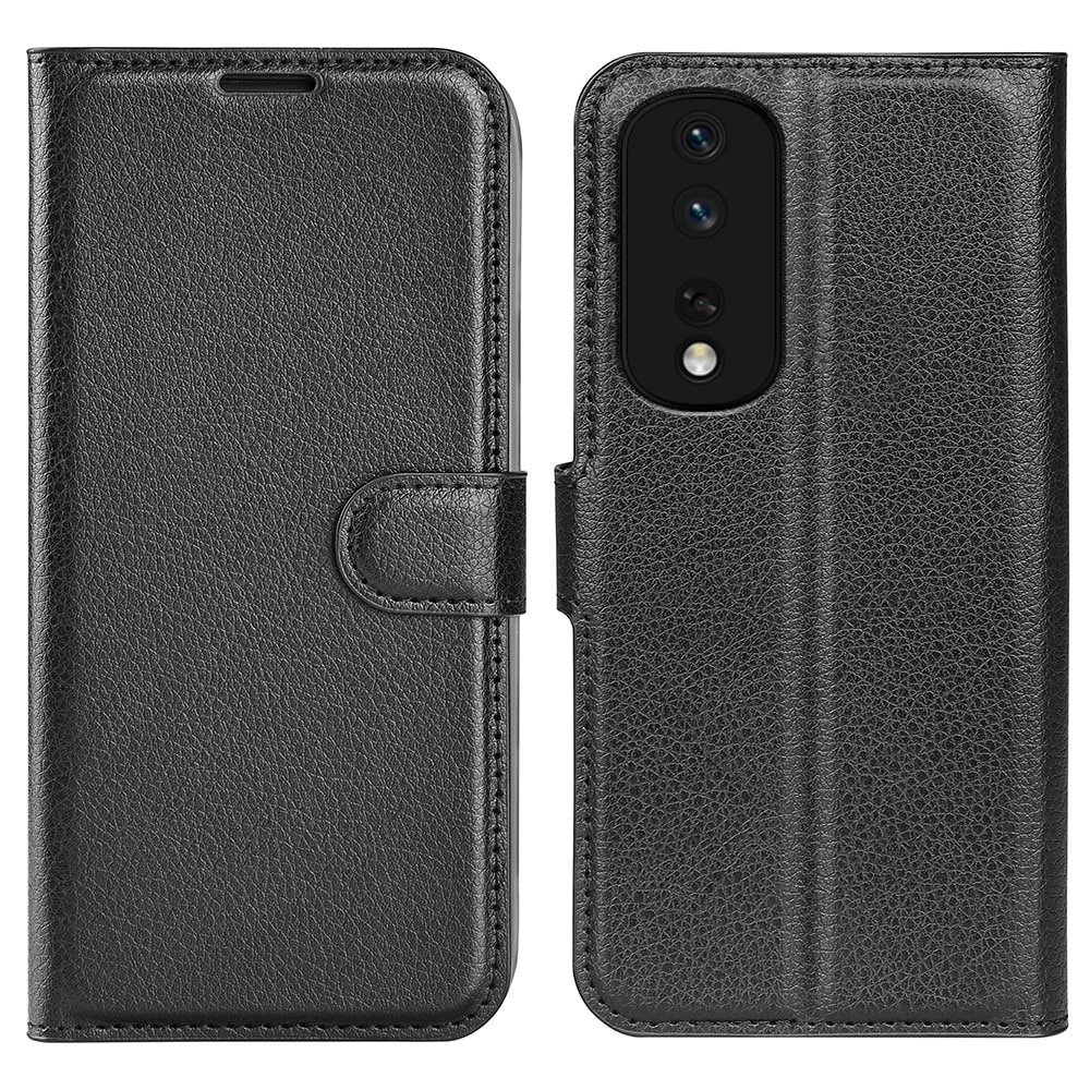 Coque portefeuille Honor 80 Pro, noir