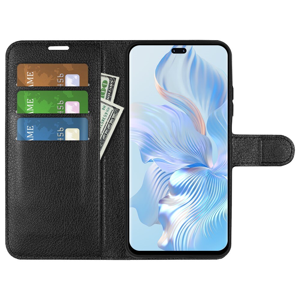 Coque portefeuille Honor , Noir