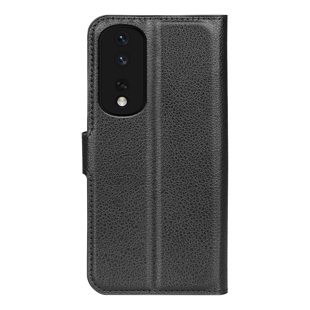 Coque portefeuille Honor 80 Pro, noir