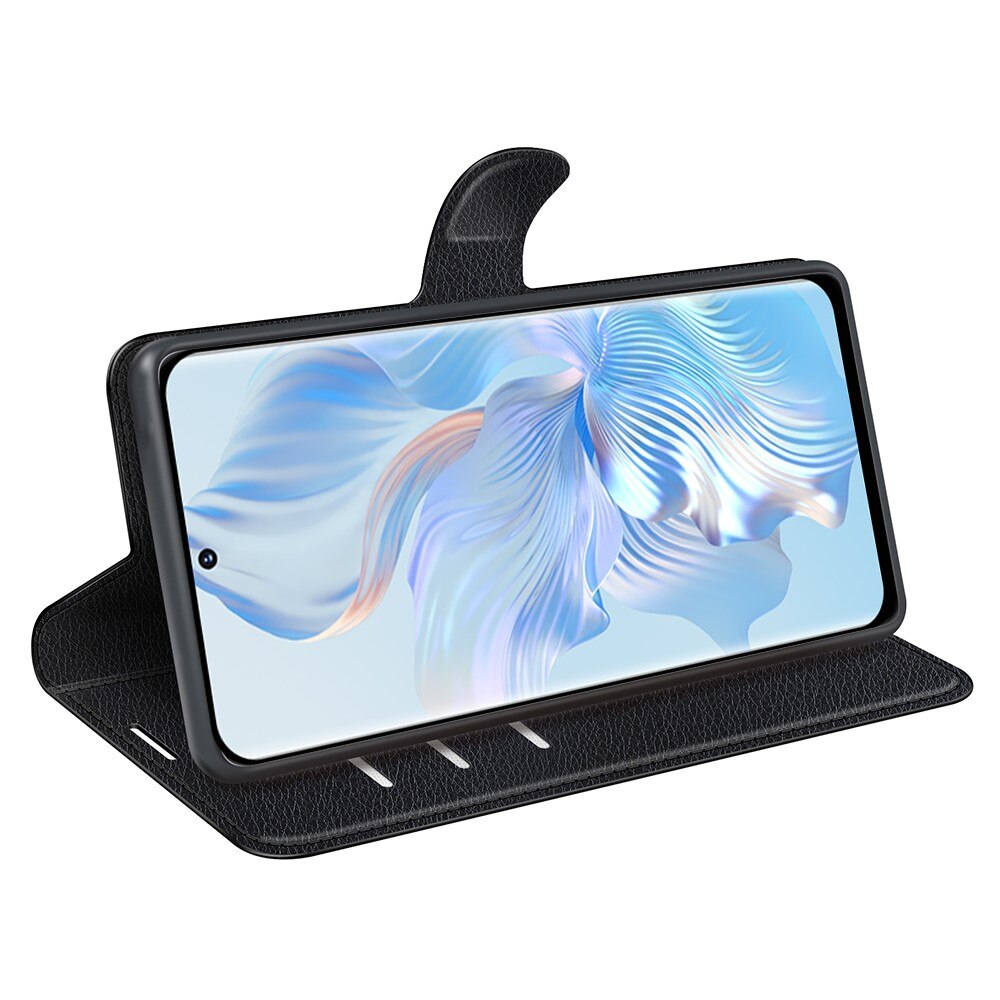Coque portefeuille  Honor 80, Noir